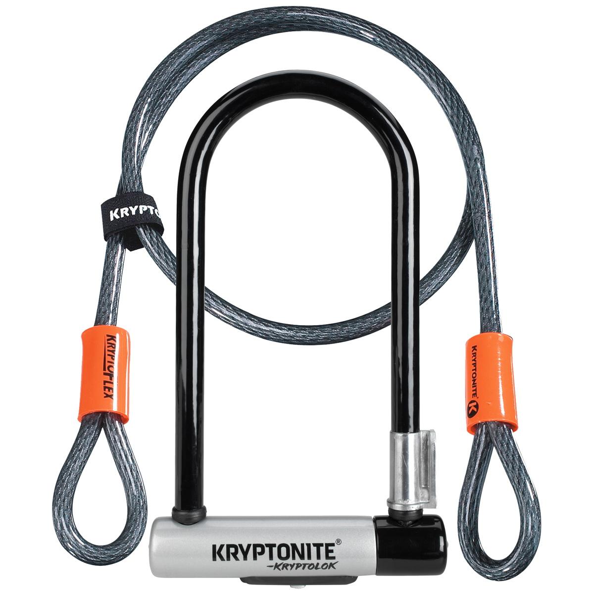 Kryptonite Kryptolok U-lås med 120 cm flex wire til cykel