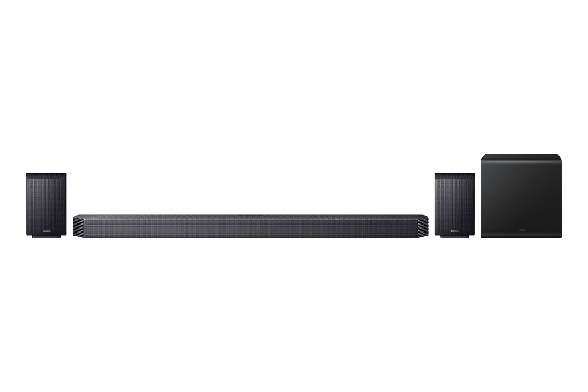 Samsung HW-Q935F 9.1.4 soundbar med subwoofer og baghøjttalere