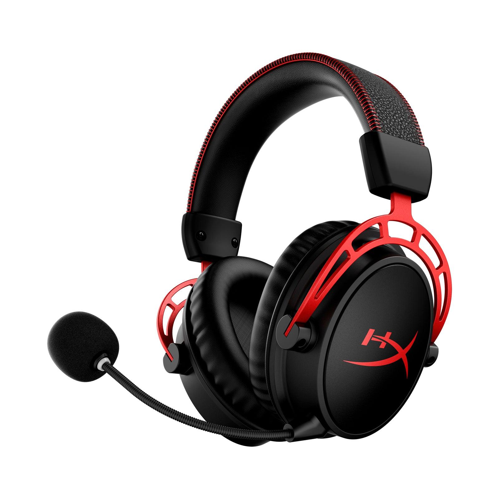 HyperX Cloud Alpha Wireless gaming headset i rød og sort