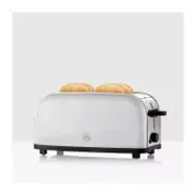 OBH Manhattan Steel Brødrister 4 Skiver produktbilde