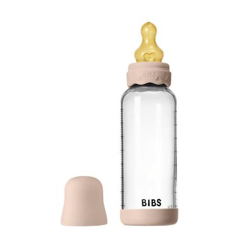 BIBS Glass Boheme sutteflaske i glas 240 ml blush
