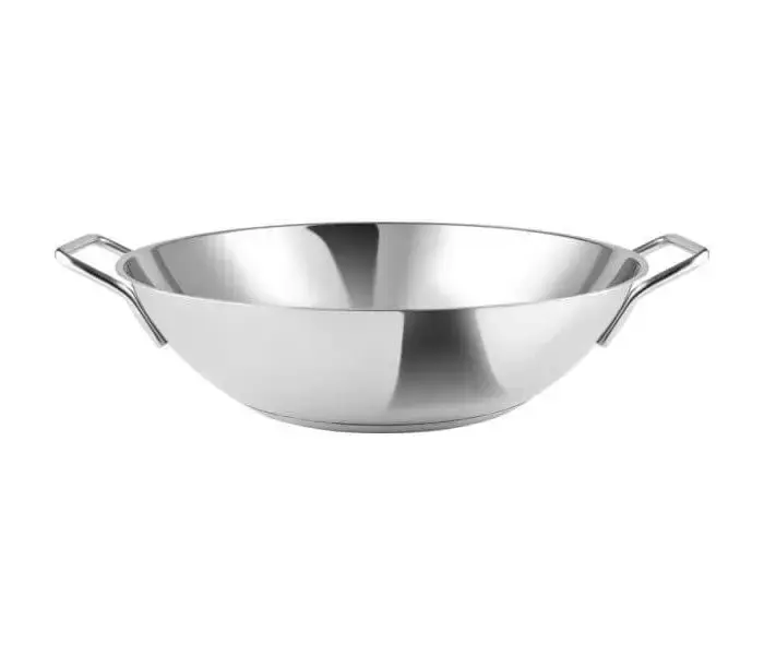 Eva Trio Wok Rustfrit Stål 32 cm