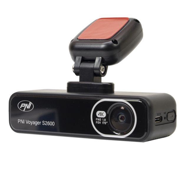 PNI Voyager S2600 dashcam — screenfri 4K bilkamera med WiFi og superkondensator
