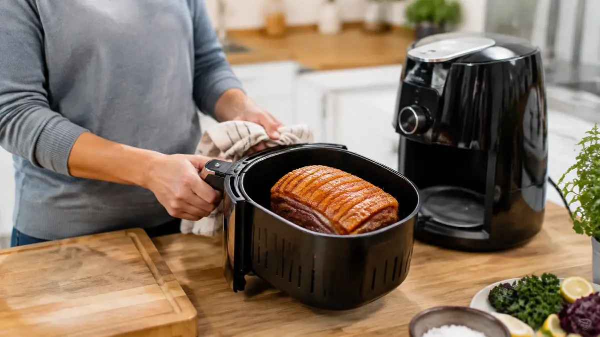 Flæskesteg i airfryer