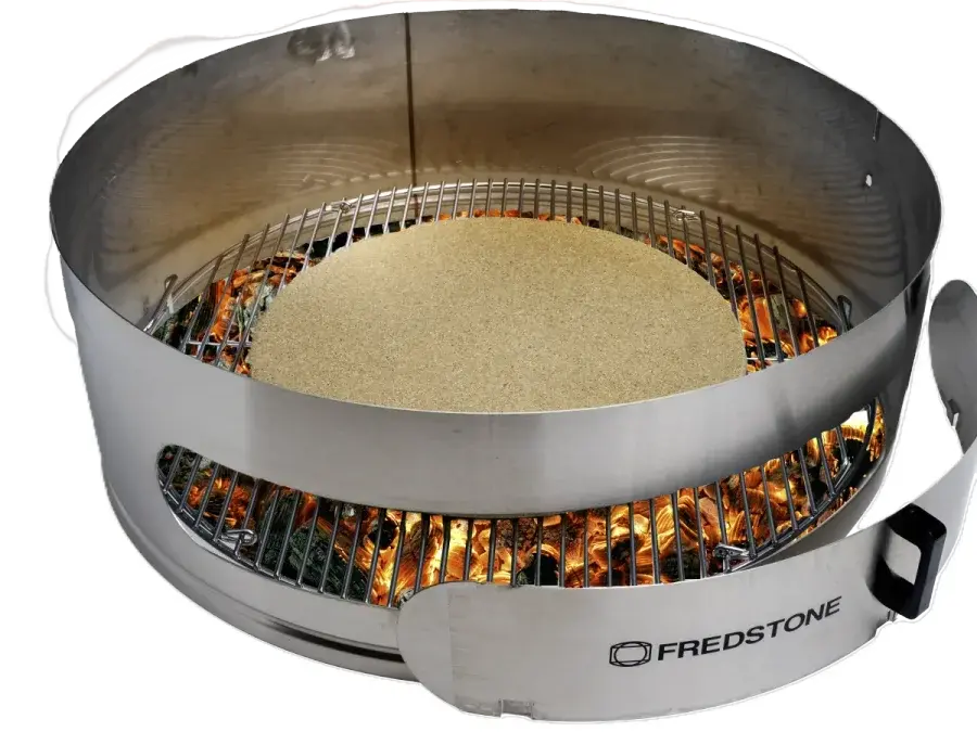 Fredstone pizzaindsats til 57 cm kuglegrill inkl. pizzasten Ø36 cm produktbilde