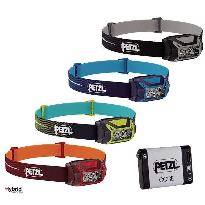Petzl Actik Core 625 lm pandelampe i rød