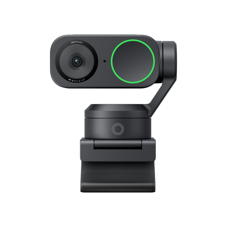 Insta360 Link 2 — 4K AI-tracking webcam med 3-akset gimbal