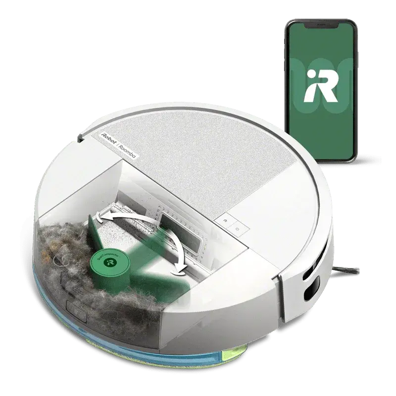 Roomba® 205 DustCompactor™ Combo-robot (hvid) produktbilde