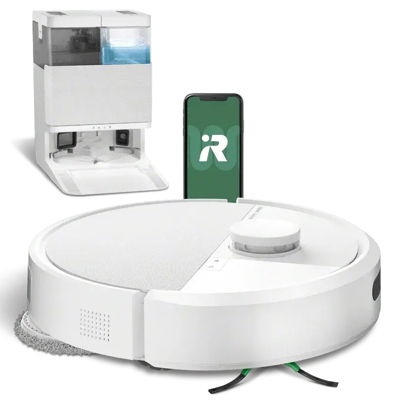 Roomba® Plus 405 Combo-robot + AutoWash™-dock (hvid) produktbilde