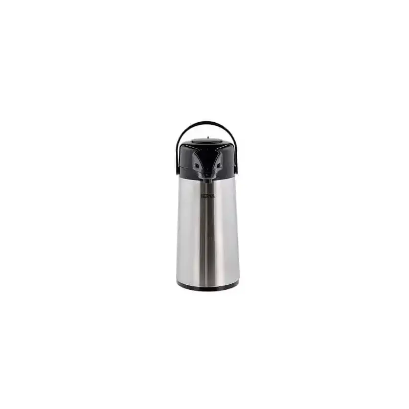 Thermos Termokande med pumpe 1,9 L (stål/sort) produktbilde