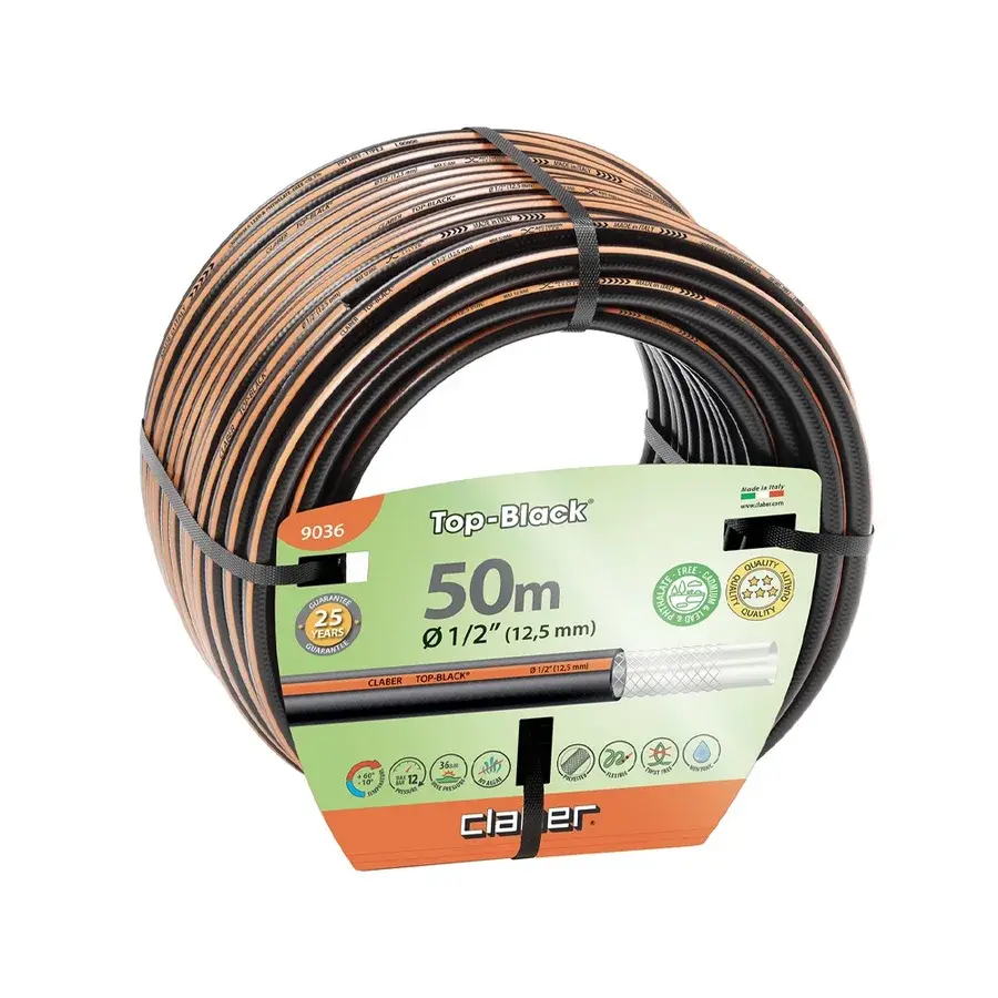 Top Black 1/2" 50 m produktbilde