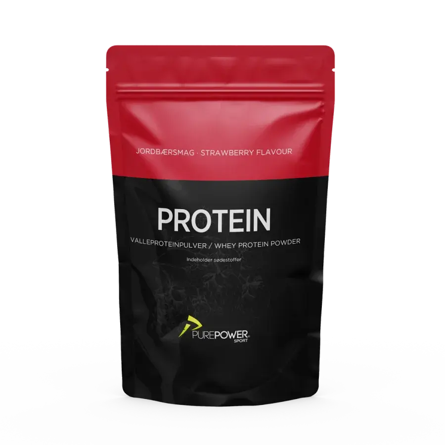 Valleprotein Jordbær 400 g produktbilde