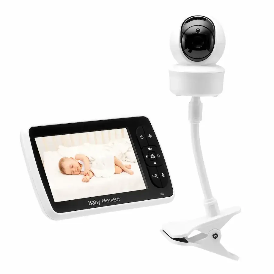 Video-Babyalarm 5" – Bundle inkl. fleksibel holder produktbilde